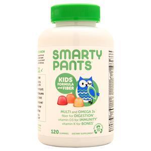 Smarty Pants Kids Formula and Fiber - Gummies Strawberry Banana, Orange, and Lemon 120 gummy
