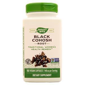 Nature's Way Black Cohosh Root (540mg)  180 vcaps