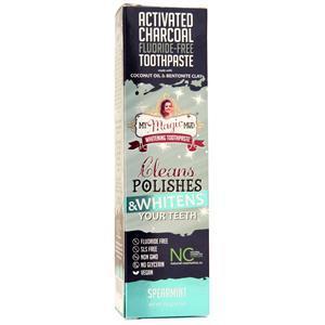 My Magic Mud Activated Charcoal Toothpaste - Fluoride Free Spearmint 4 oz