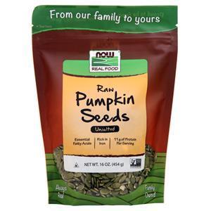 Now Raw Pumpkin Seeds Unsalted 16 oz