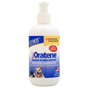 Zymox Oratene Enzymatic Brushless Oral Care Water Additive for Dogs & Cats  8 fl.oz