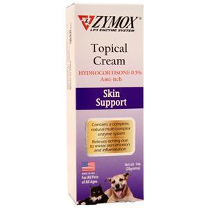 Zymox Topical Cream with Hydrocortisone 0.5% for Dogs & Cats  1 oz