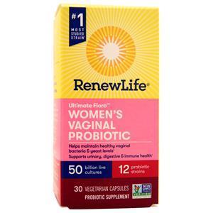 Renew Life Ultimate Flora Women's Vaginal Probiotic 50 Billion  30 vcaps