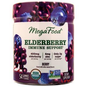 Megafood Elderberry Immune Support Gummies Berry 54 gummy