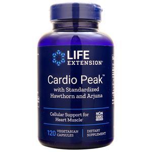 Life Extension Cardio Peak with Standardized Hawthorn and Arjuna  120 vcaps