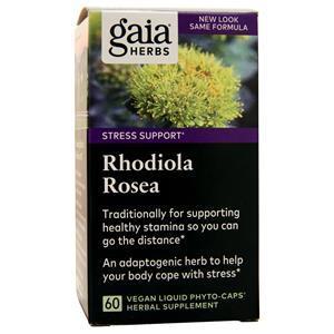 Gaia Herbs Single Herbs - Rhodiola Rosea  60 vcaps