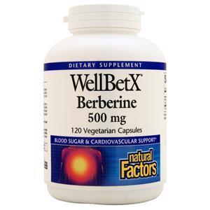 Natural Factors WellBetX Berberine  120 vcaps