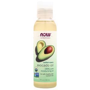 Now Certified Organic Avocado Oil  4 fl.oz