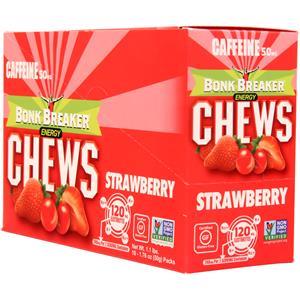 Bonk Breaker Energy Chews with Caffeine Strawberry 10 pckts