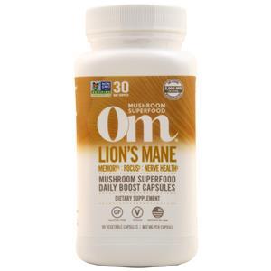 OM Mushroom Superfood Lion's Mane Mushroom Superfood Daily Boost Capsules  90 vcaps