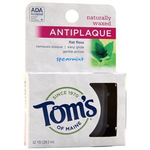 Tom's Of Maine Antiplaque Flat Floss Spearmint 1 unit