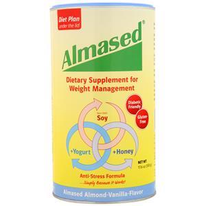 Almased Dietary Supplement for Weight Management Almond-Vanilla 17.6 oz