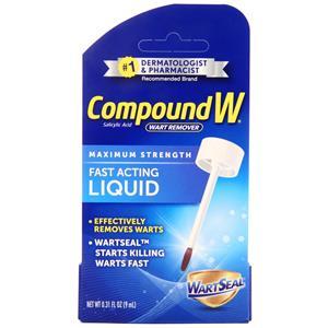 Compound W Fast Acting Liquid Wart Remover Maximum Strength 0.31 fl.oz