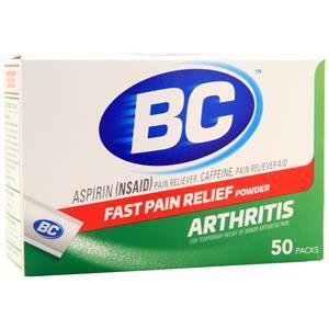 BC Fast Pain Relief Powder Arthritis 50 pack