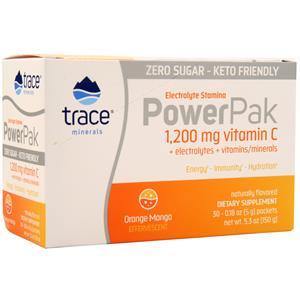 Trace Minerals Research Electrolyte Stamina Power Pak - Sugar Free Orange Mango 30 pckts