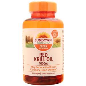 Sundown Naturals Red Krill Oil (1000mg)  60 sgels