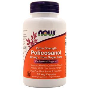 Now Policosanol - Extra Strength (40mg)  90 vcaps