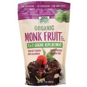 Now Organic Monk Fruit - Zero Calorie Sweetener  1 lbs