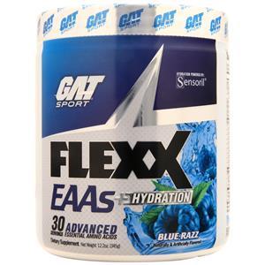 GAT Flexx EAAs + Hydration Blue Razz 345 grams
