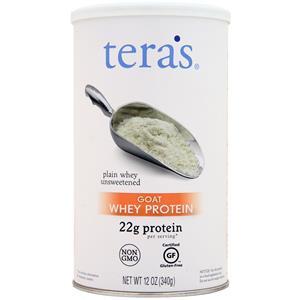 Tera's Whey Goat Whey Protein Plain Unsweetened 12 oz