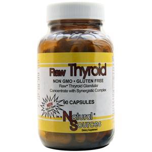 Natural Sources Raw Thyroid  90 caps