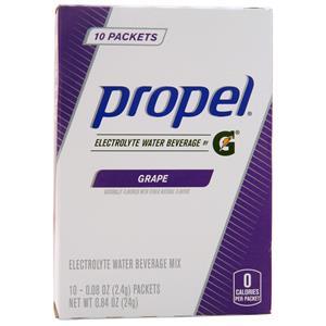 Gatorade Propel - Electrolyte Water Beverage Mix Grape 10 pckts