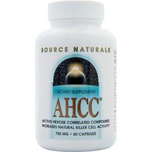 Source Naturals AHCC - Active Hexose Correlated Compound (750mg)  60 caps